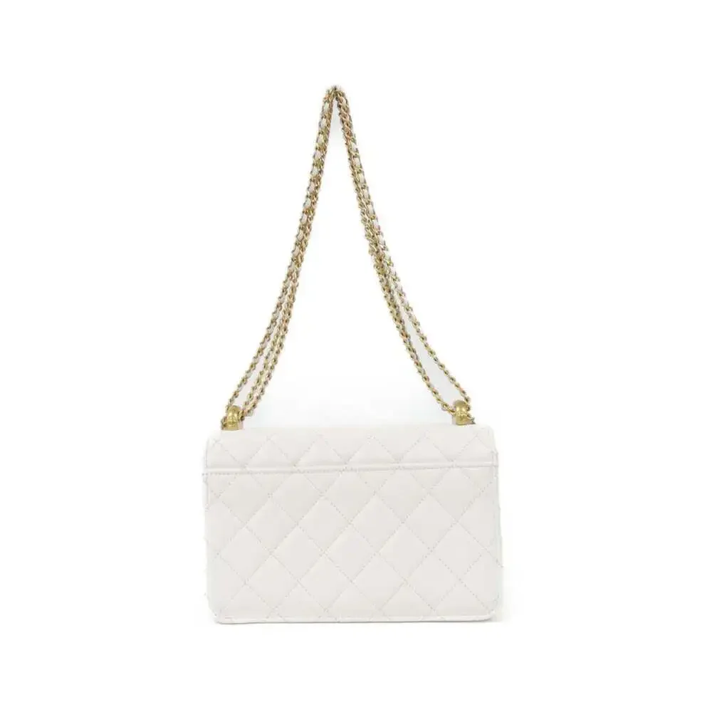 CHANEL Authentic White Wallet